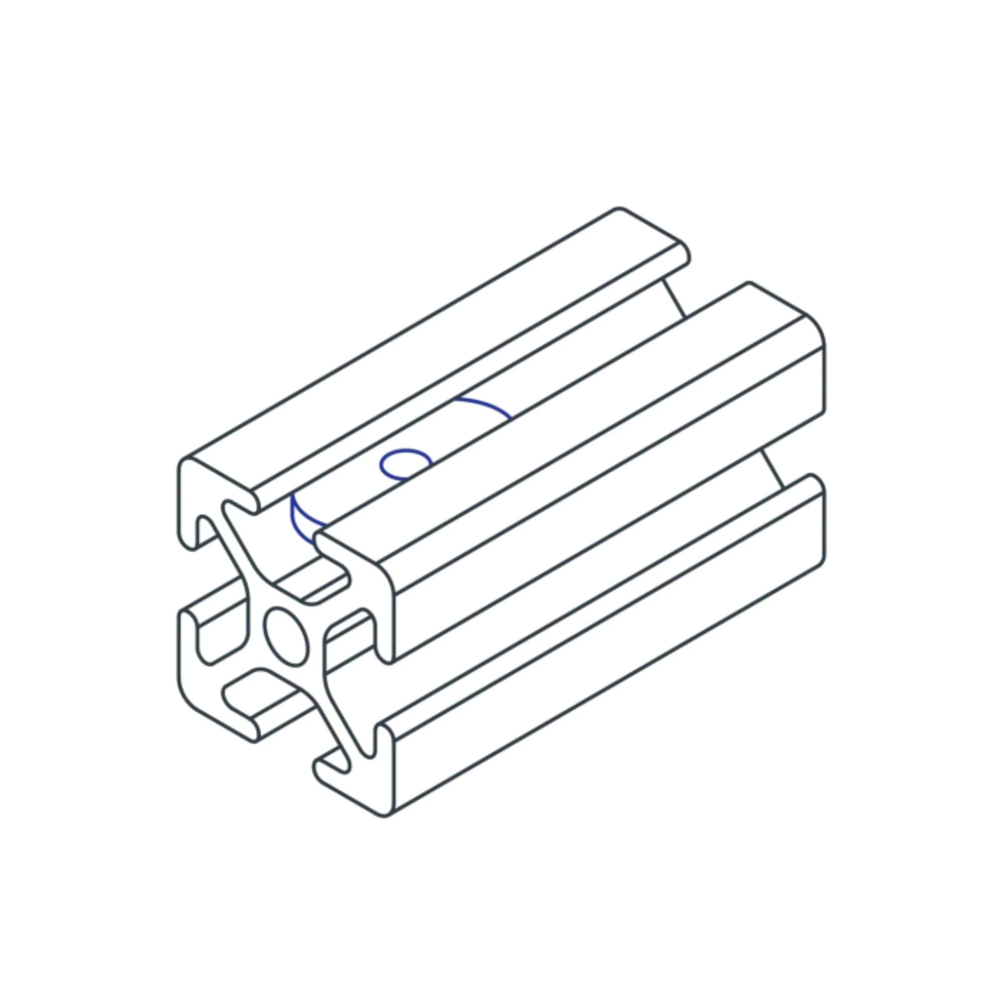 80/20 | 10 Series 1/4-20 Slide-in Economy T-Nut - Centered Thread | 3785 - Image 3