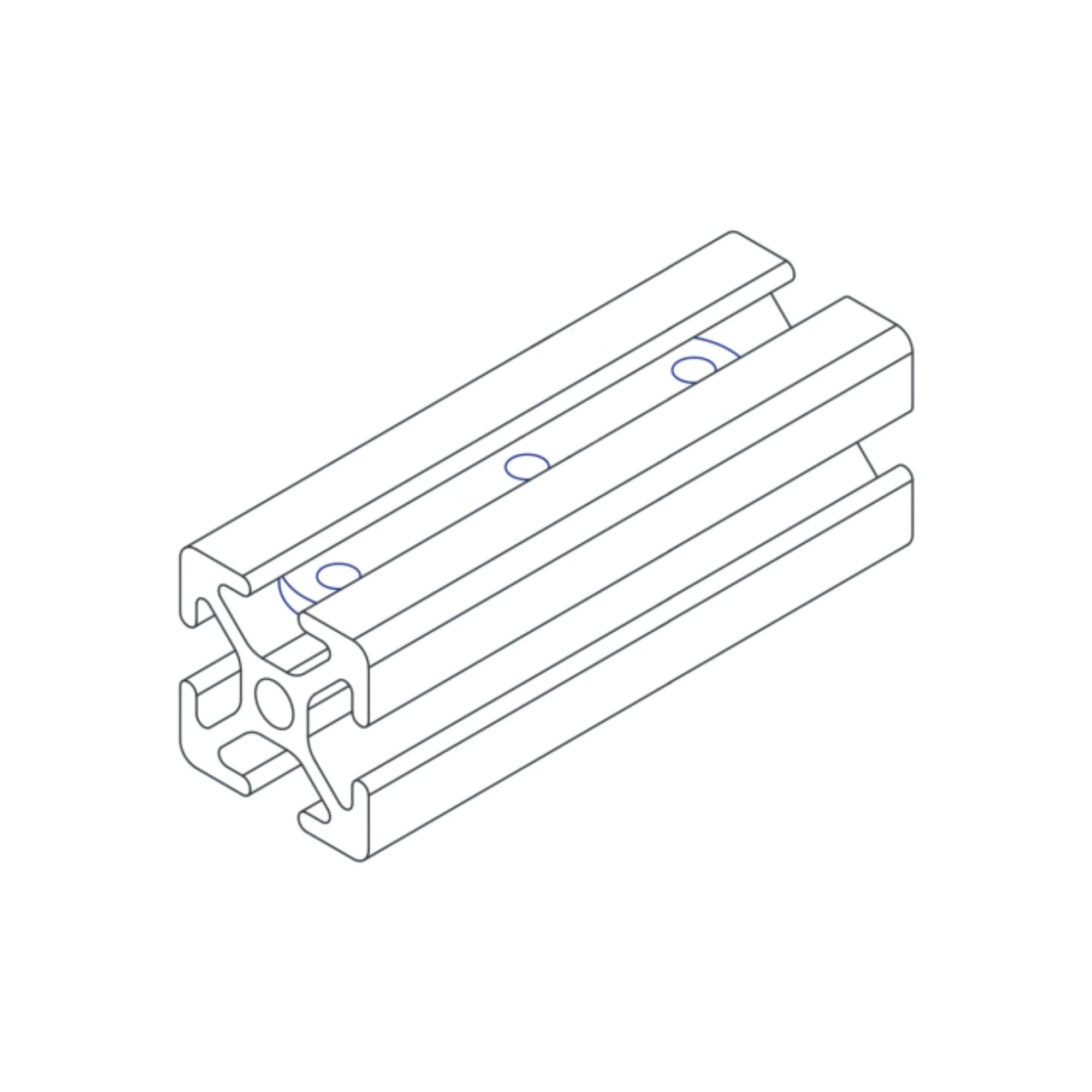 80/20 | 10 Series 1/4-20 Triple Slide-in Economy T-Nut | 3287 - Image 3