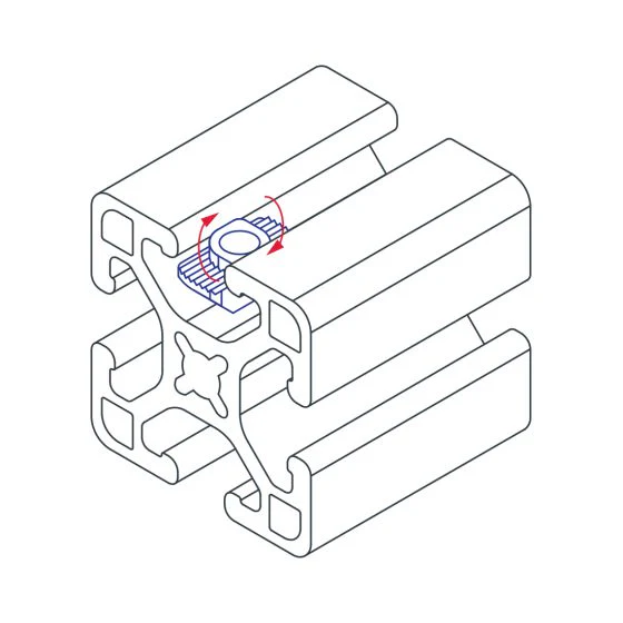 80/20 | 10 & 25 Series 10-32 Standard Drop-in T-Nut | 14162 - Image 5