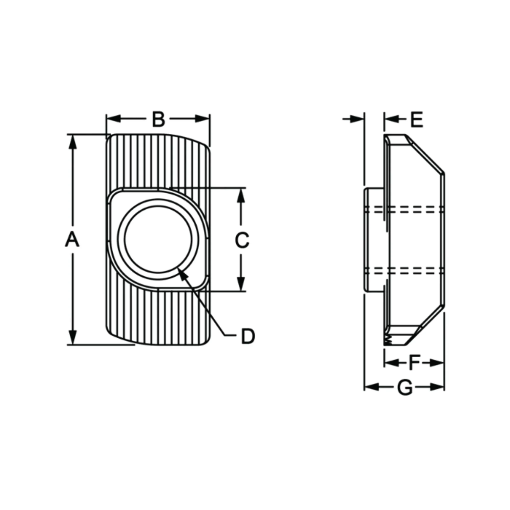 80/20 | 10 & 25 Series M4 Standard Drop-in T-Nut | 14166 - Image 2