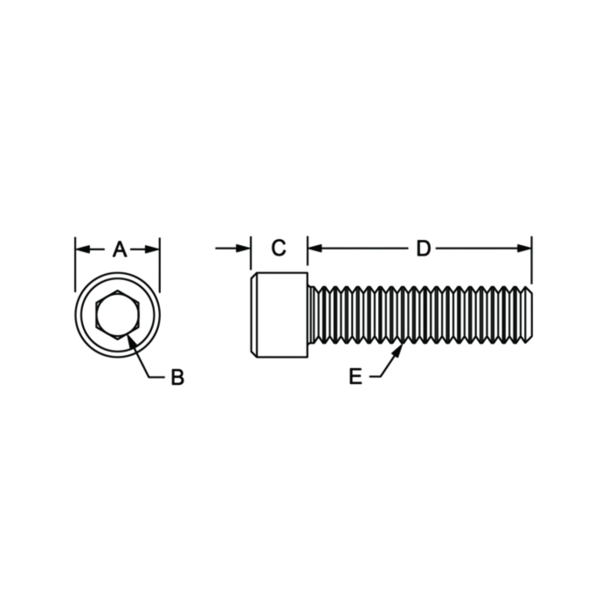 80/20 | 10 & 15 Series 10-32 x .500 in Socket Head Cap Screw (SHCS) | 3048 - Image 2