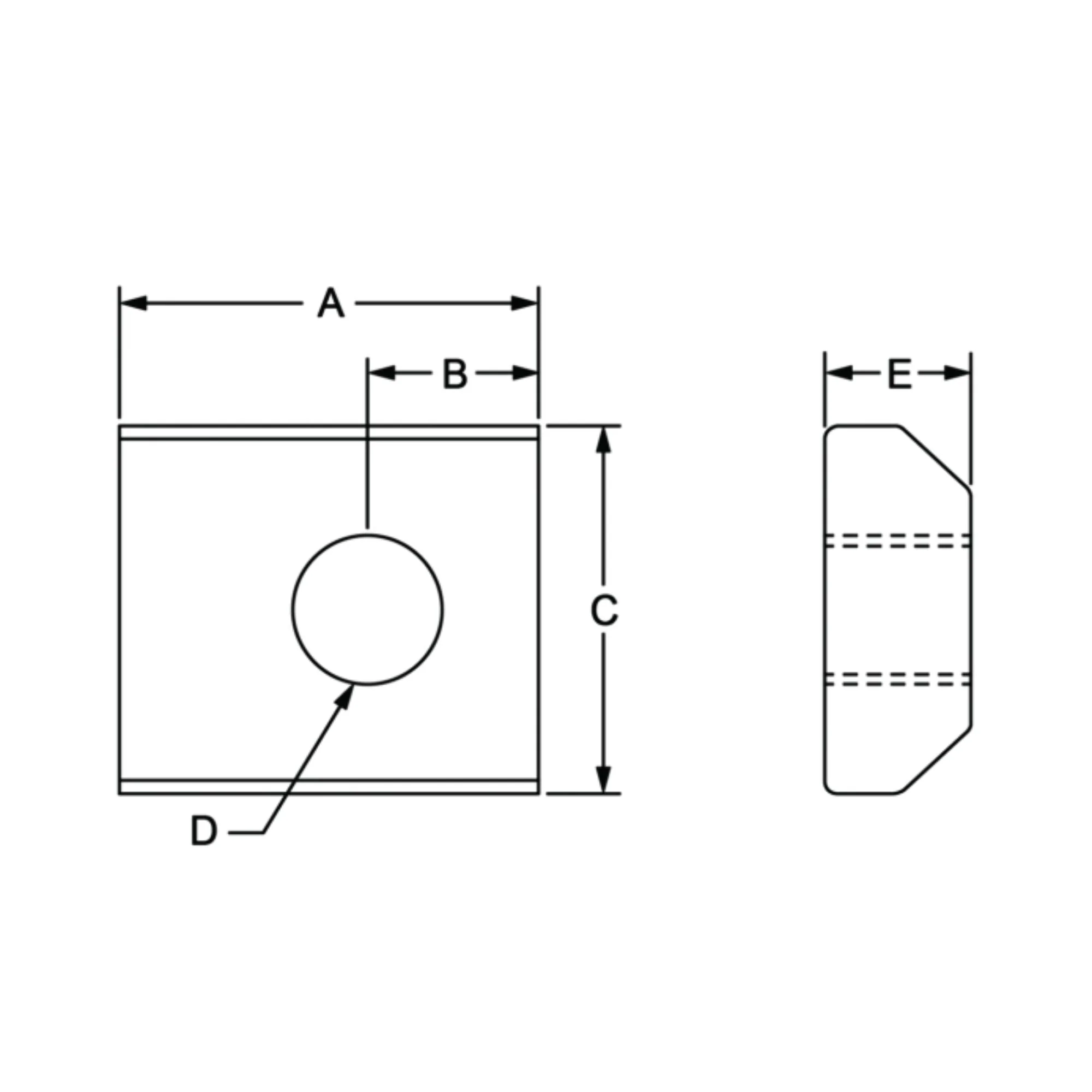 80/20 | 10 Series 1/4-20 Standard Slide-in T-Nut | 3204 - Image 2