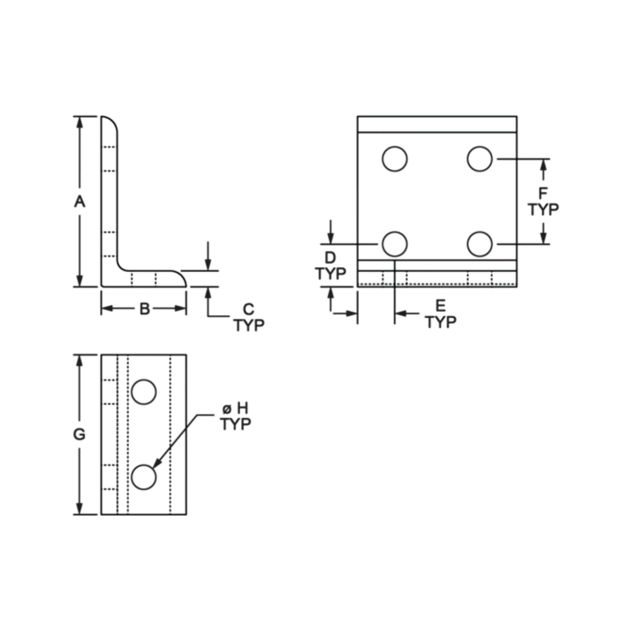 80/20 | 10 Series 6 Hole - Wide 2x4 Inside Corner Bracket | 4175 - Image 2