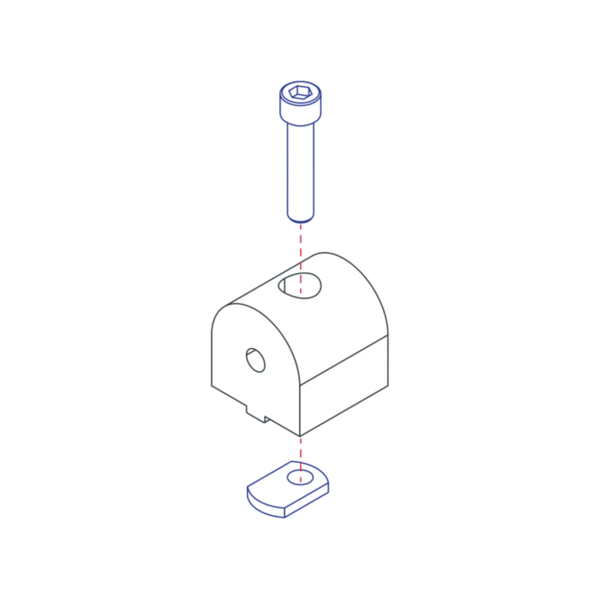 80/20 | 10 Series 90 Degree Structural Pivot Nub | 4188 - Image 3