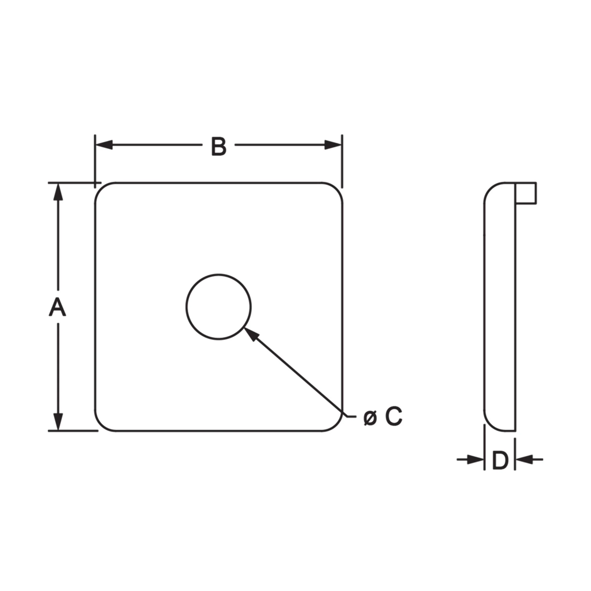 80/20 | 10 Series End Cap with Push-In Fastener | 2015-PLAIN - Image 2