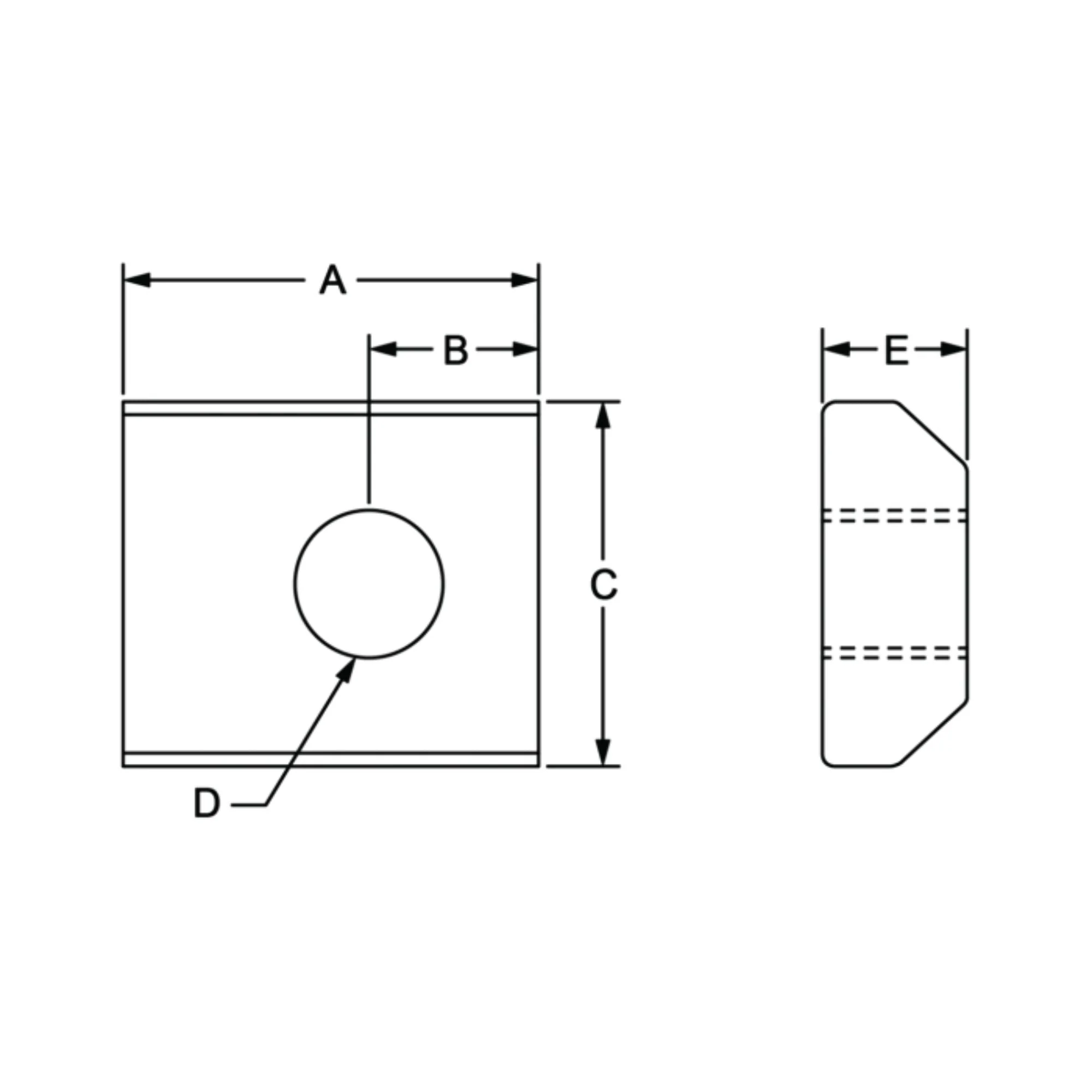 80/20 | 10 Series M5 Standard Slide-in T-Nut | 3871 - Image 2
