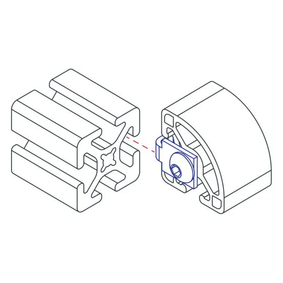 80/20 | 10 Series Single Tab End Fastener Only | 3183 - Image 4