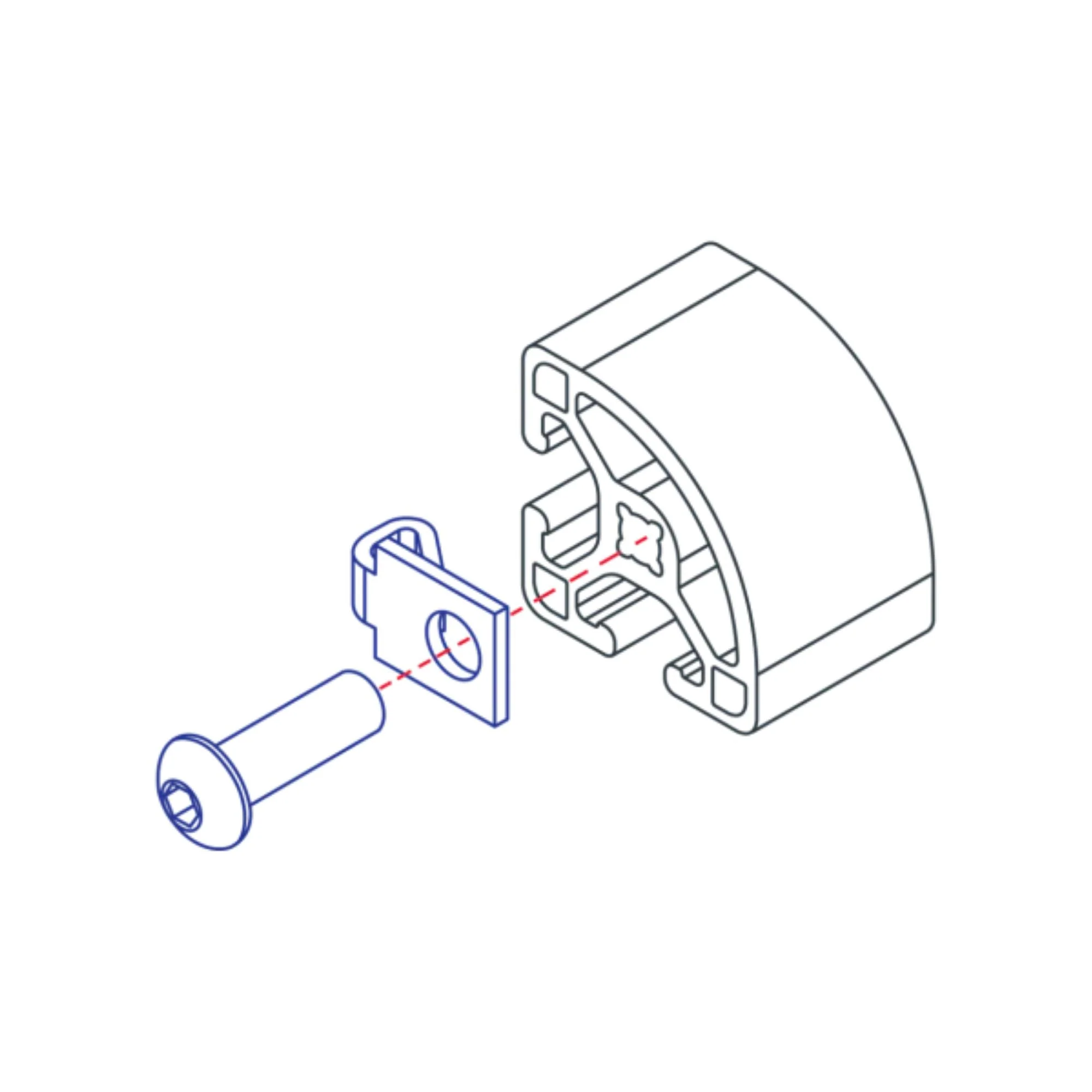 80/20 | 10 Series Single Tab End Fastener Only | 3183 - Image 6