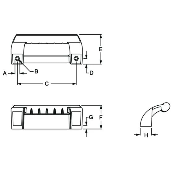 80/20 | 15, 40 & 45 Series Ergonomic Plastic Handle | 12000 - Image 2