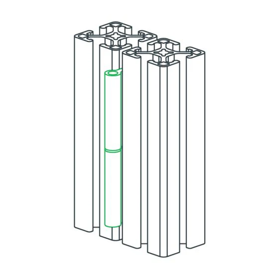 80/20 | 15 & 40 Series 4 Hole - Concealed Hinge | 2327 - Image 5
