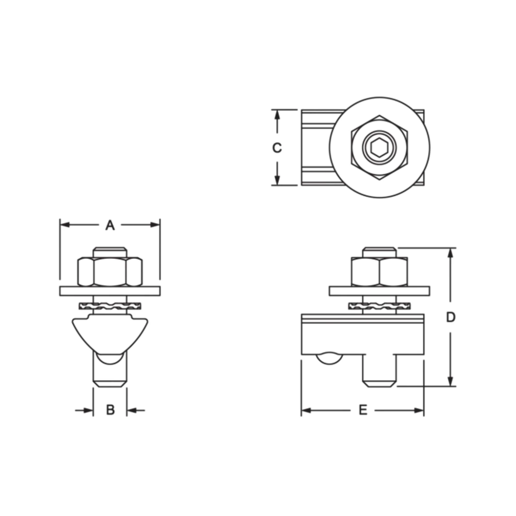 80/20 | 15 & 40 Series Grounding Terminal | 12300 - Image 2