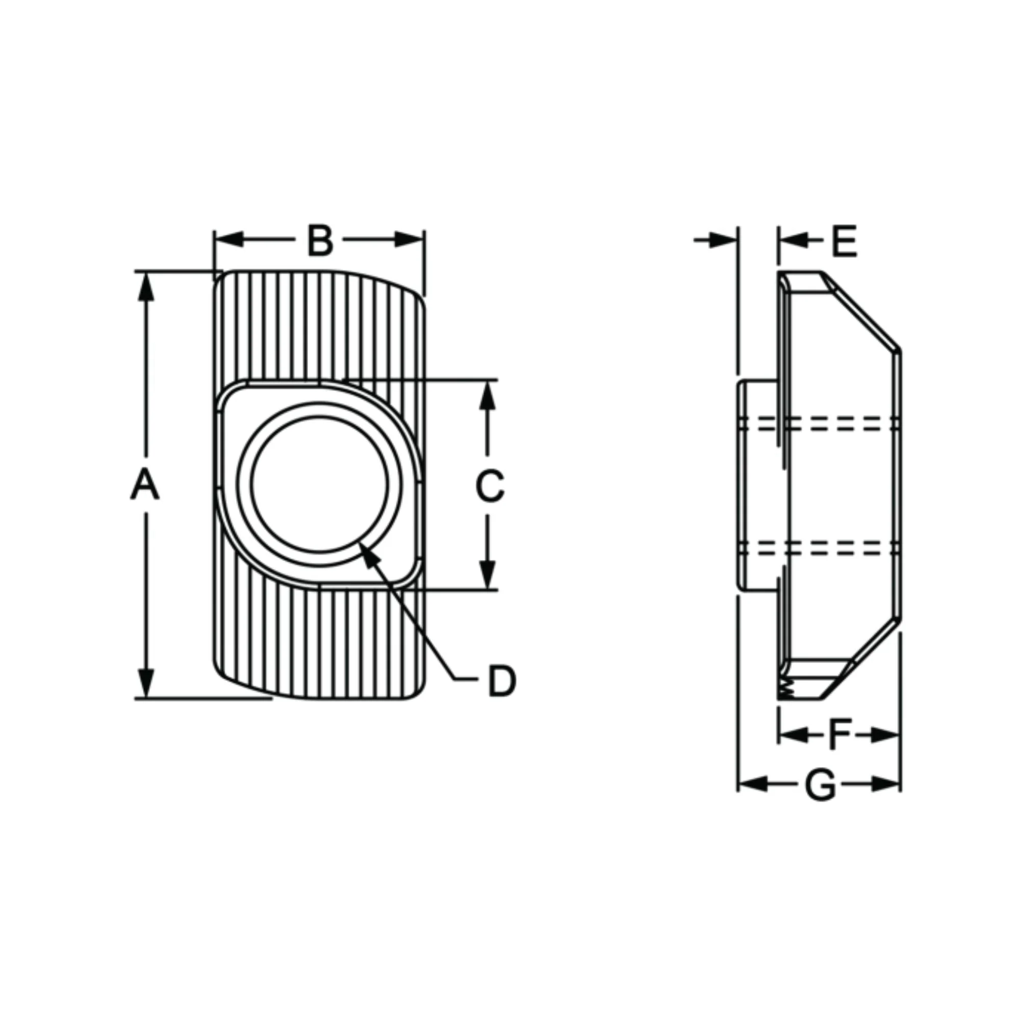 80/20 | 15 & 40 Series M5 Standard Drop-in T-Nut | 3930 - Image 2