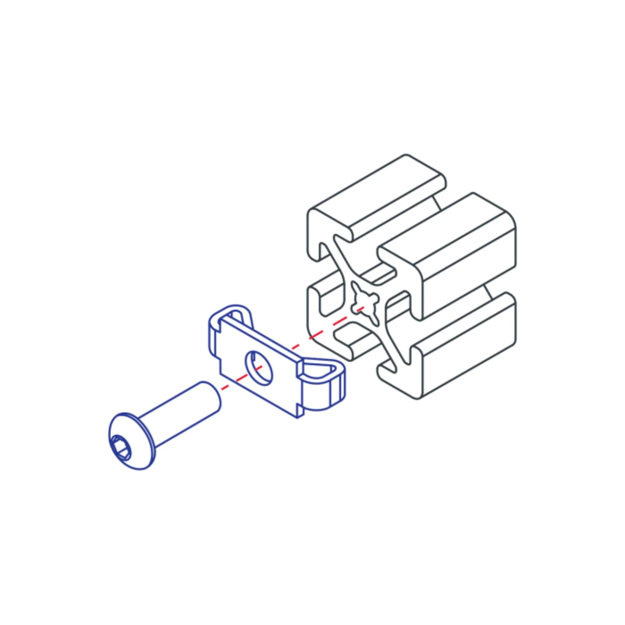 80/20 | 15 Series Standard End Fastener Clip | 3679 - Image 3