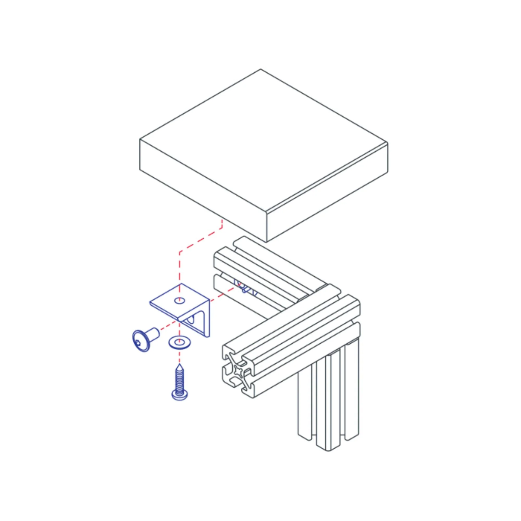 80/20 | 15 Series Tabletop Fastening Kit | 2810 - Image 2