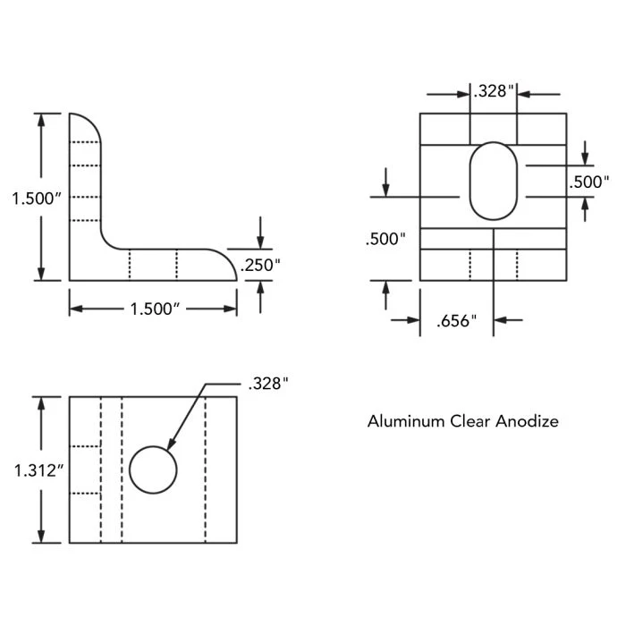 80/20 | 15 Series 2 Hole Slotted Inside CB | 4295 - Image 2
