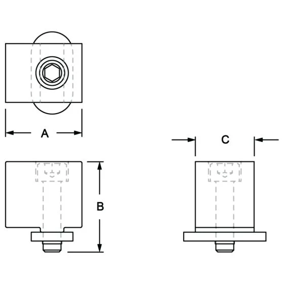 80/20 | 25 & 40 Series Detent Hinge Stopper | 65-2054 - Image 2