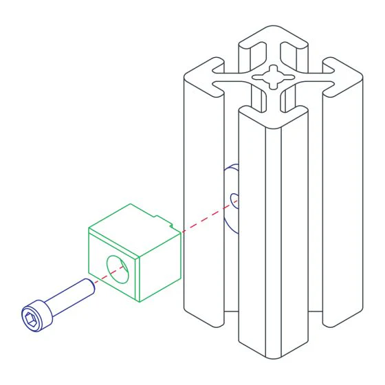 80/20 | 25 & 40 Series Detent Hinge Stopper | 65-2054 - Image 3