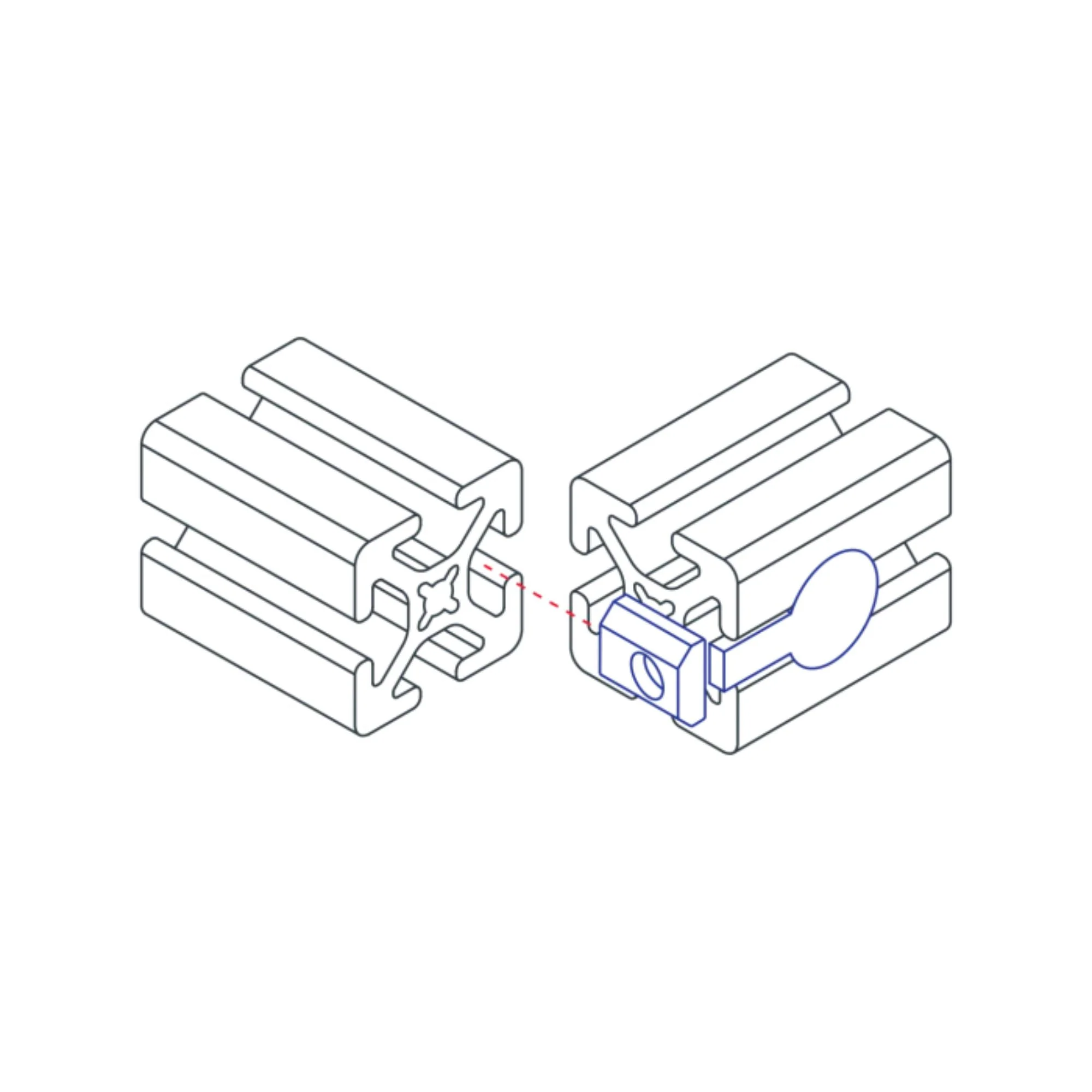 80/20 | 25 Series M5 Standard Anchor Fastener Assembly | 25-3392 - Image 3