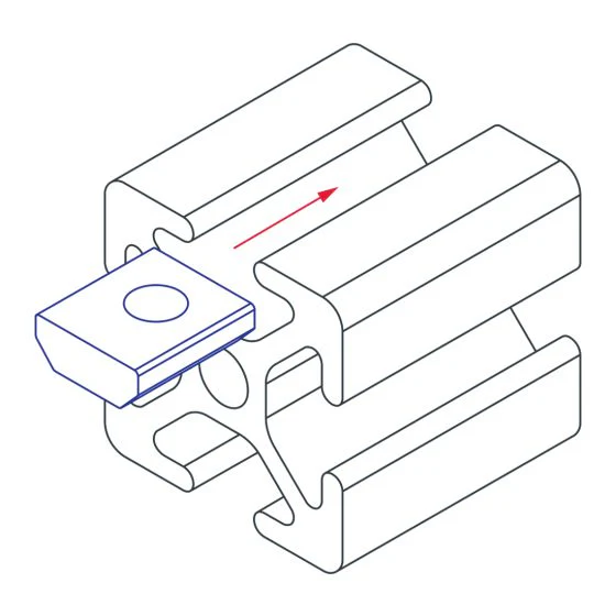 80/20 | 25 Series M6 Standard Slide-in T-Nut | 25-1964 - Image 4