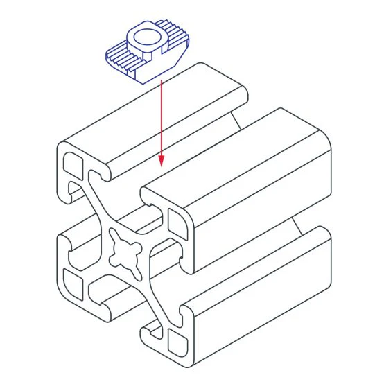 80/20 | 30 Series M6 Standard Drop-in T-Nut | 13117 - Image 3