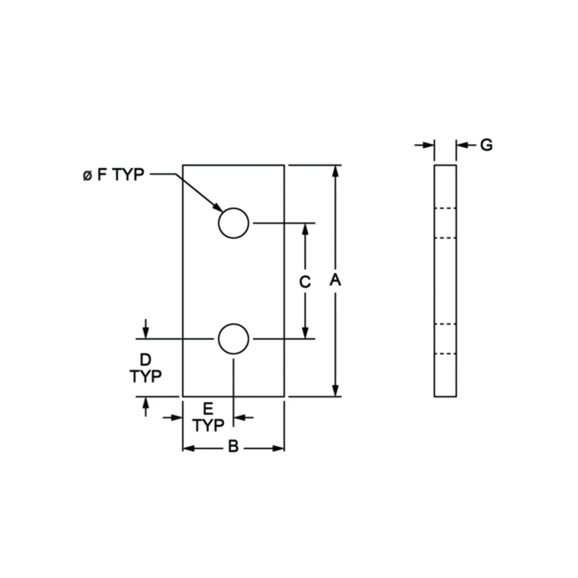 80/20 | 40 Series 2 Hole Joining Strip | 40-4307 - Image 3