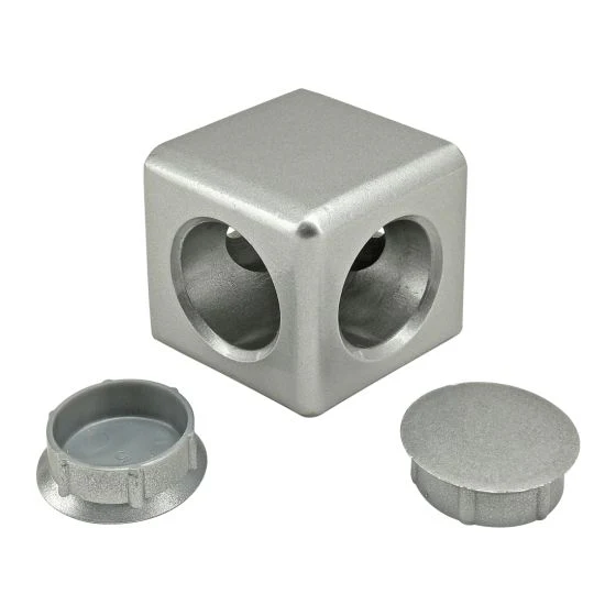 80/20 | 40 Series 2 Way - Light Squared Corner Connector | 14172