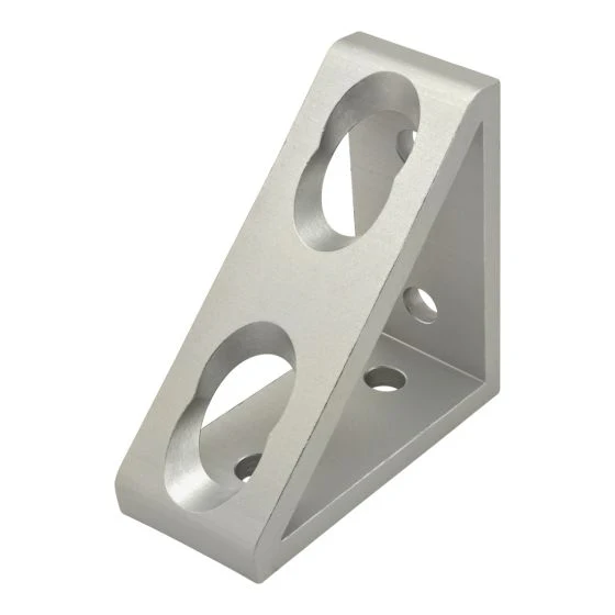 80/20 | 40 Series 4 Hole - Tall Gusseted Inside Corner Bracket | 40-4336