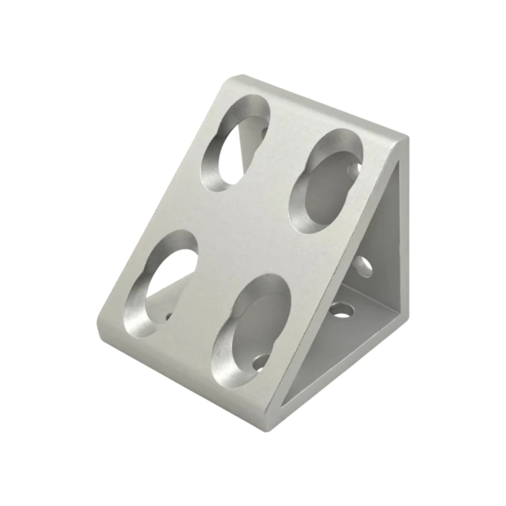 80/20 | 40 Series 8 Hole - Gusseted Inside Corner Bracket | 40-4338