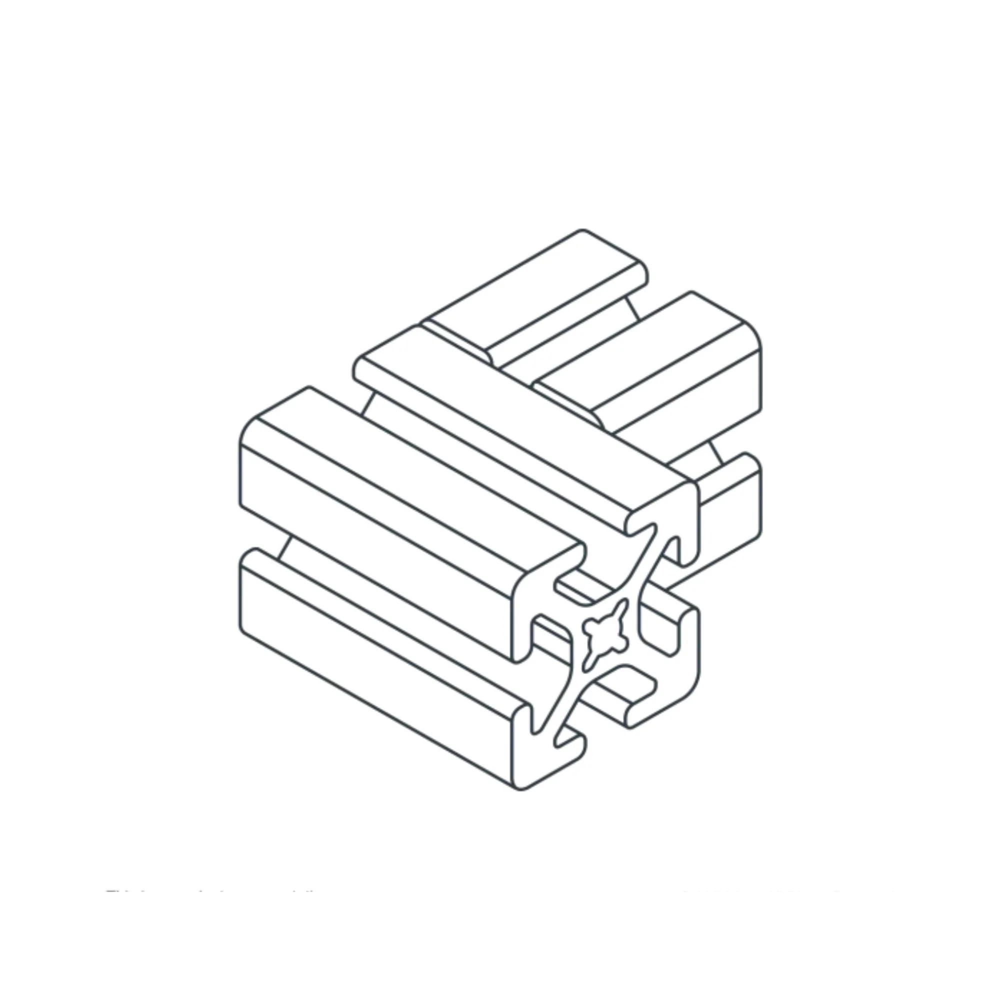 80/20 | 40 Series M8 x 1.25 End Fastener w/SS Screw | 40-3680 - Image 2