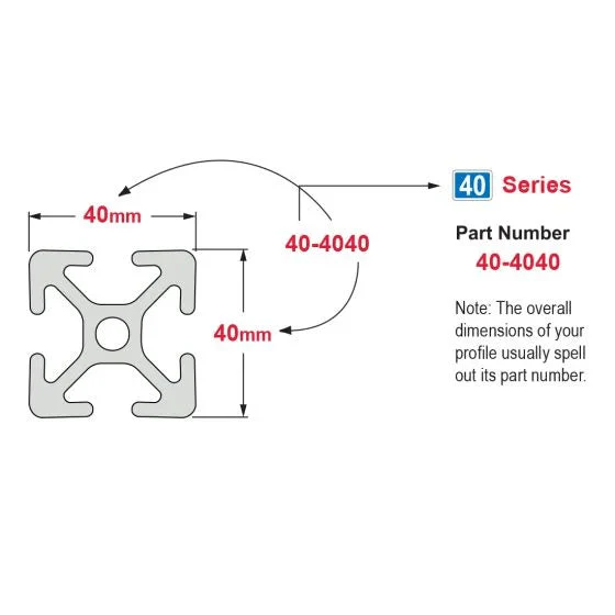 80/20 | 40 Series 40mm x 40mm T-Slotted Profile | 40-4040-6.05M - Image 7