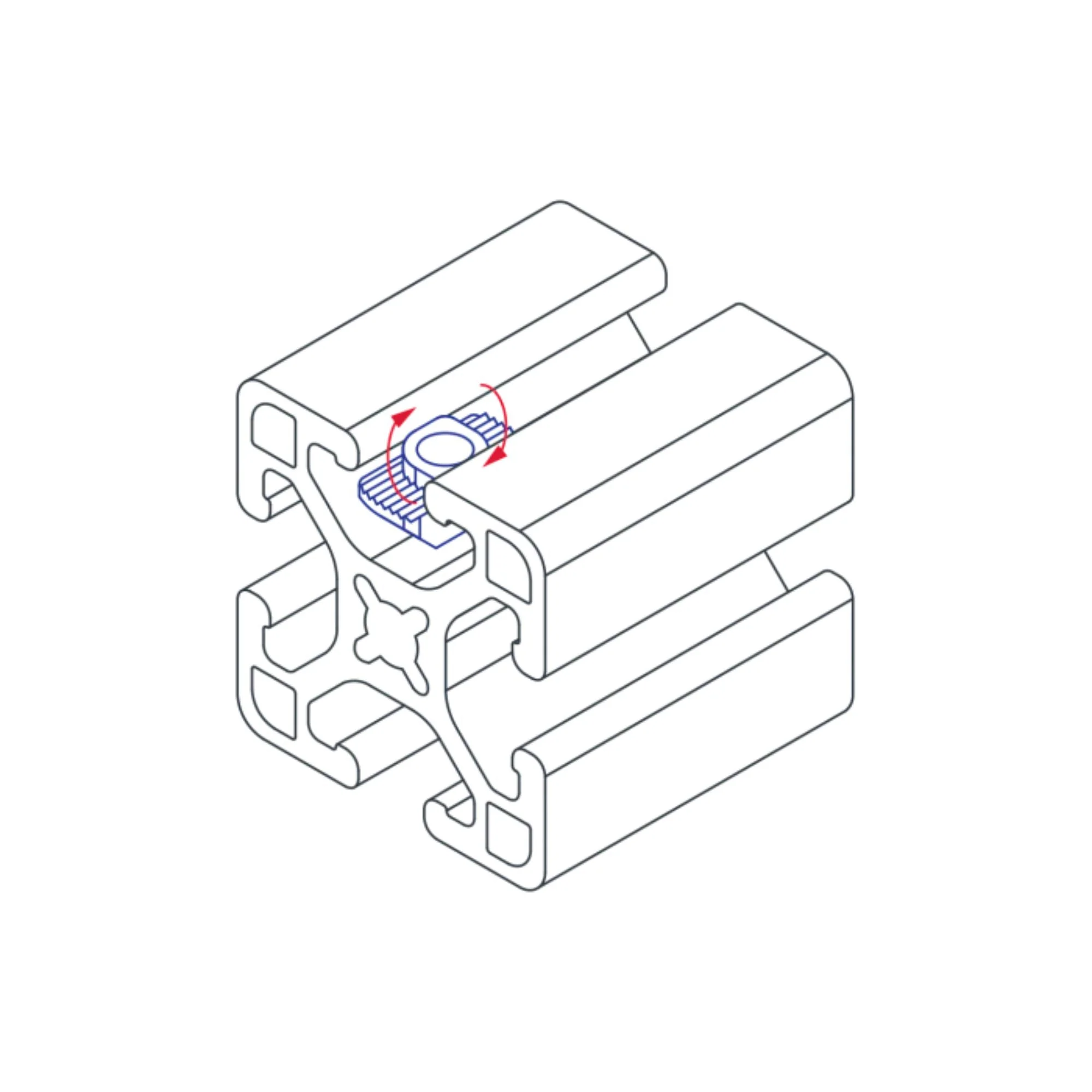80/20 | 45 Series 10-32 Standard Drop-in T-Nut | 13122 - Image 4