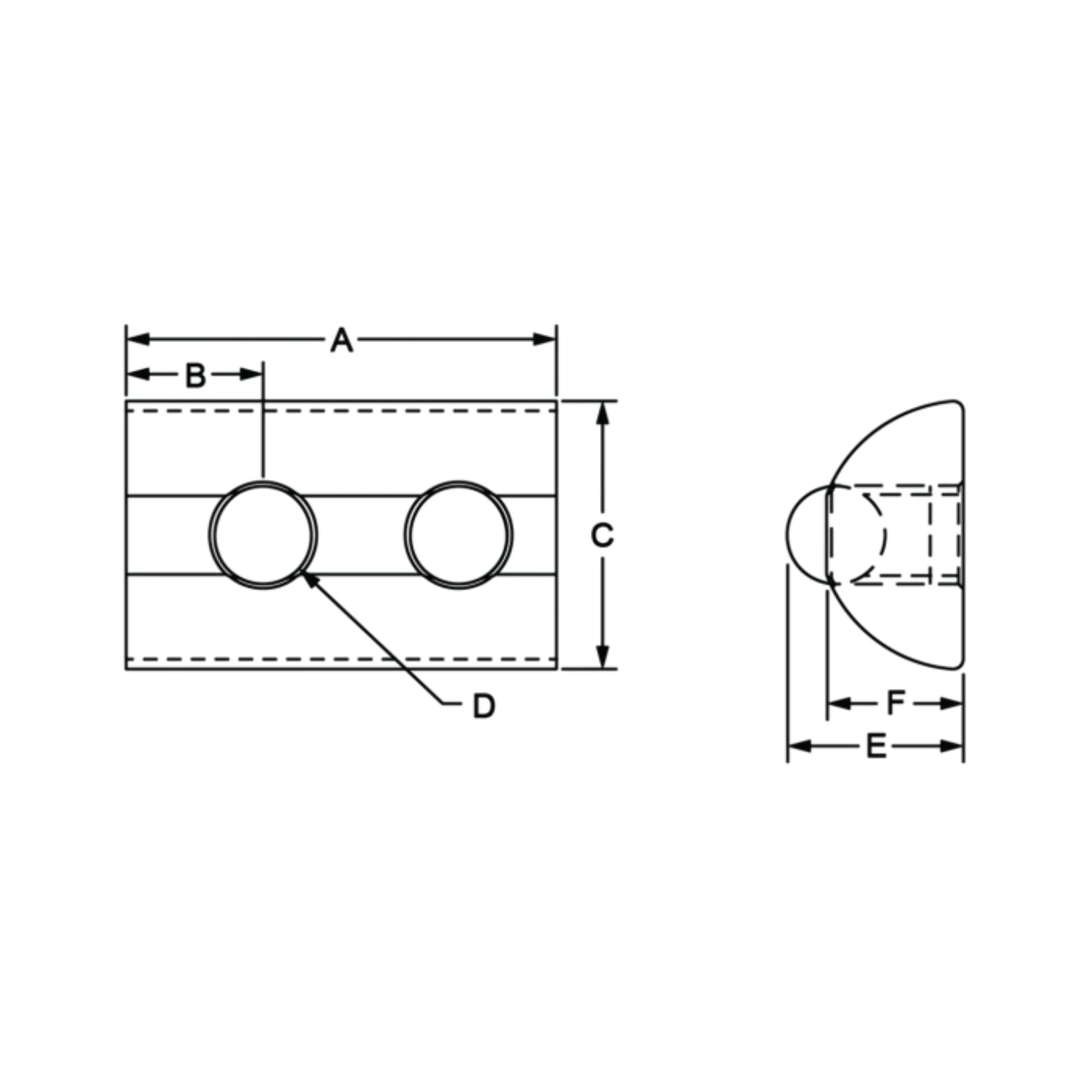 80/20 | 15 & 40 Series 5/16-18 Roll-In T-Nut with Ball Spring | 13021 - Image 2