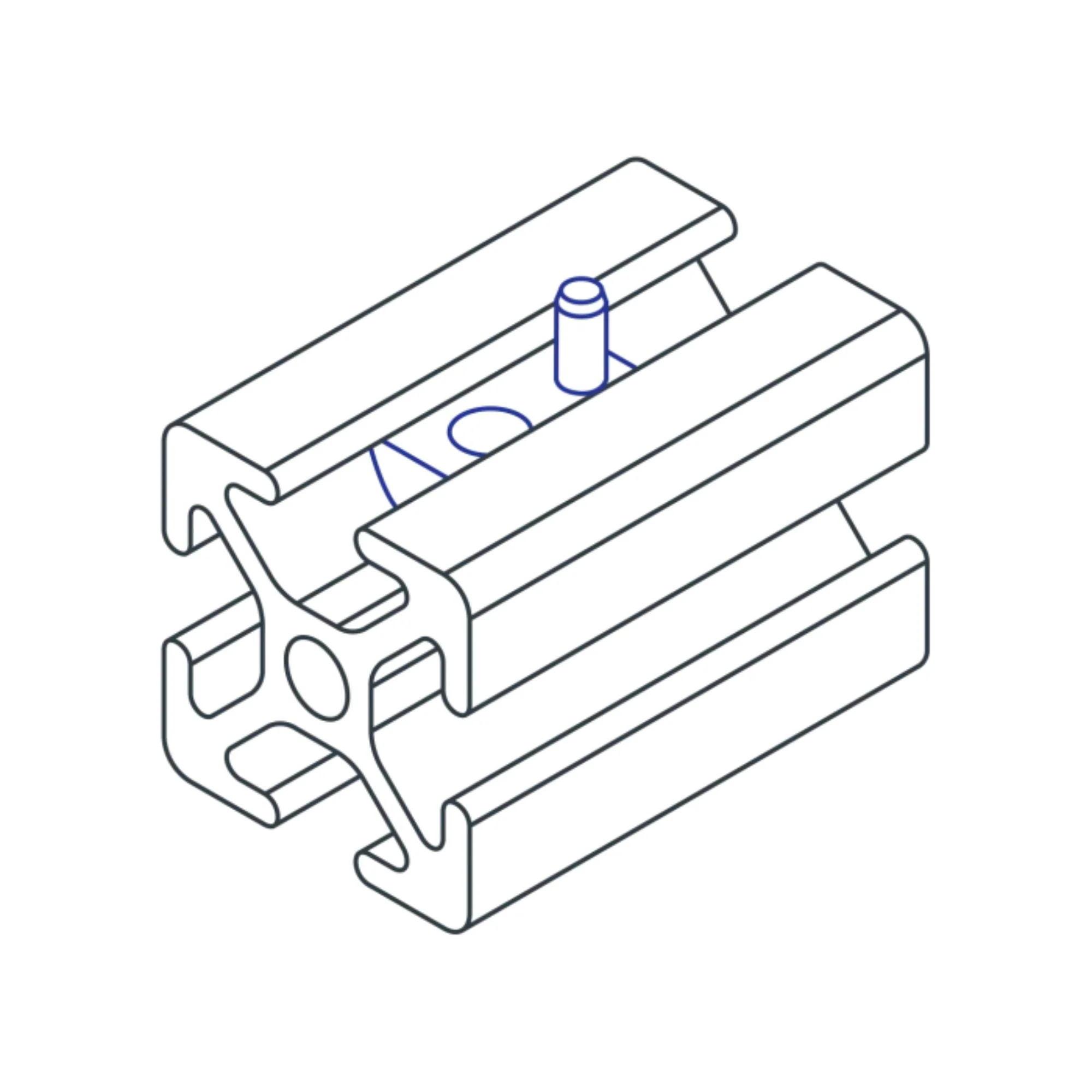 80/20 | 15 Series 5/16-18 Roll-In T-Nut with Flex Handle | 3600 - Image 4