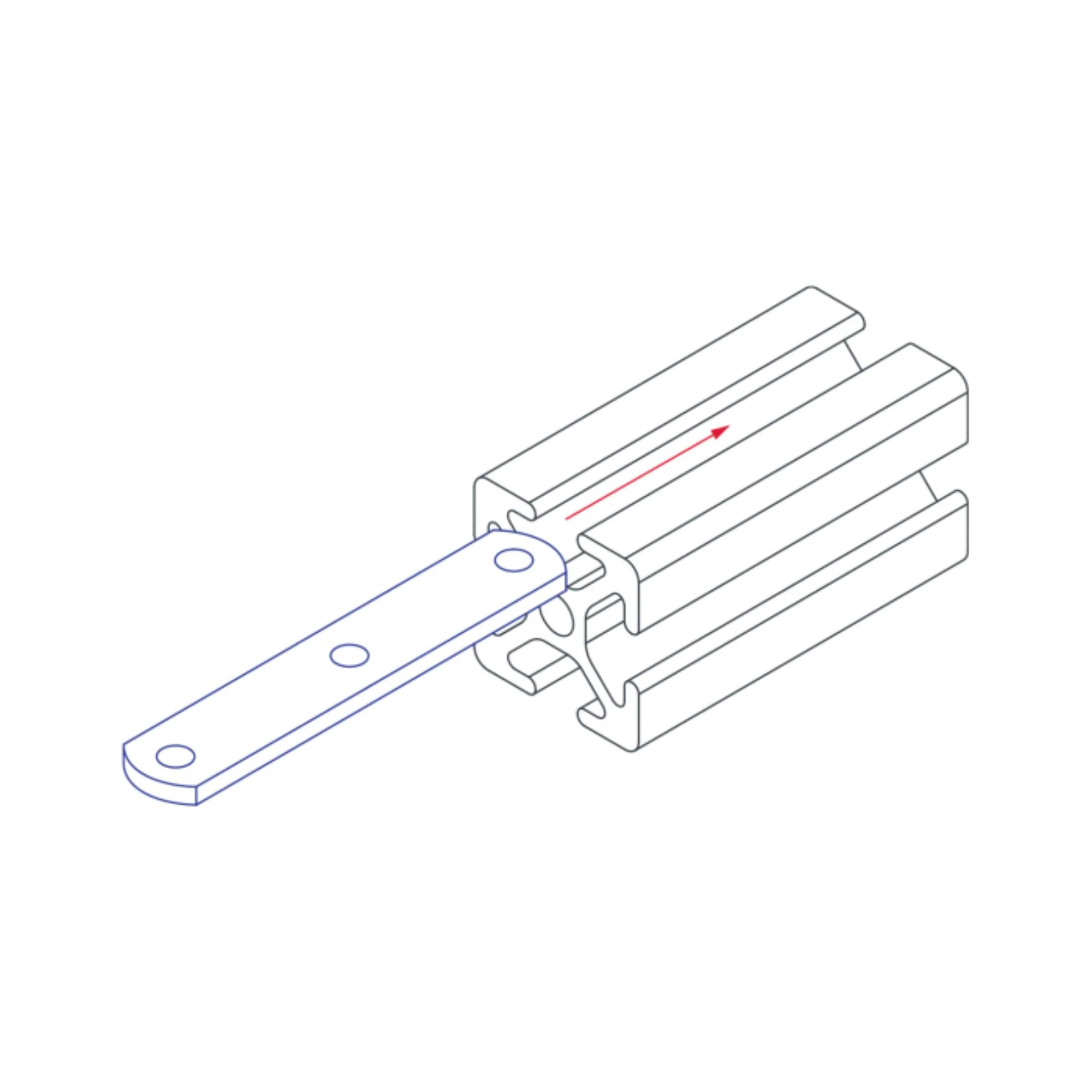 80/20 | 15 Series 5/16-18 Triple Slide-in Economy T-Nut | 3285 - Image 3