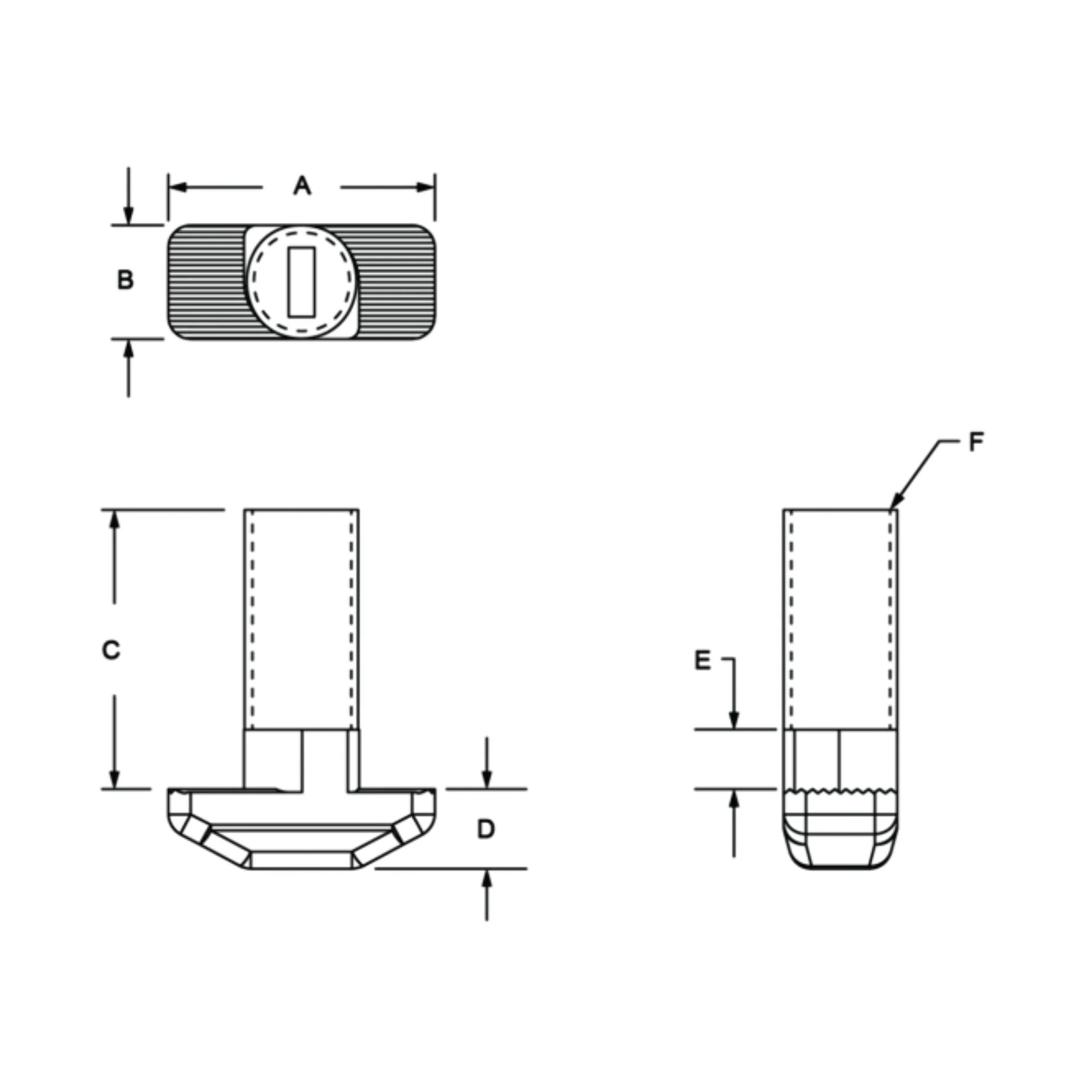 80/20 | 15 Series 5/16-18 x 1.500 in Drop-In T-Slot Stud | 3299 - Image 2