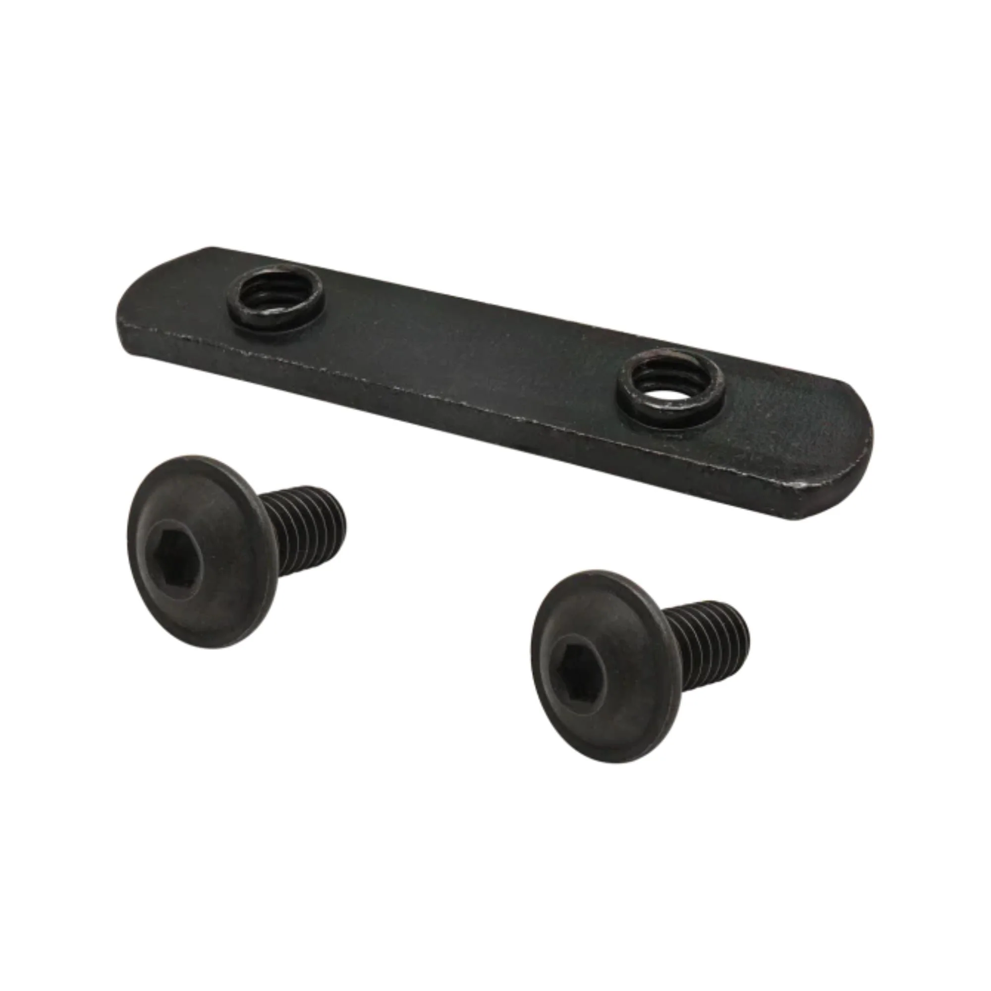 80/20 | 15 Series Bolt Assembly, FBHSCS and Double Slide-In Economy T-Nut - Black Zinc | 3355