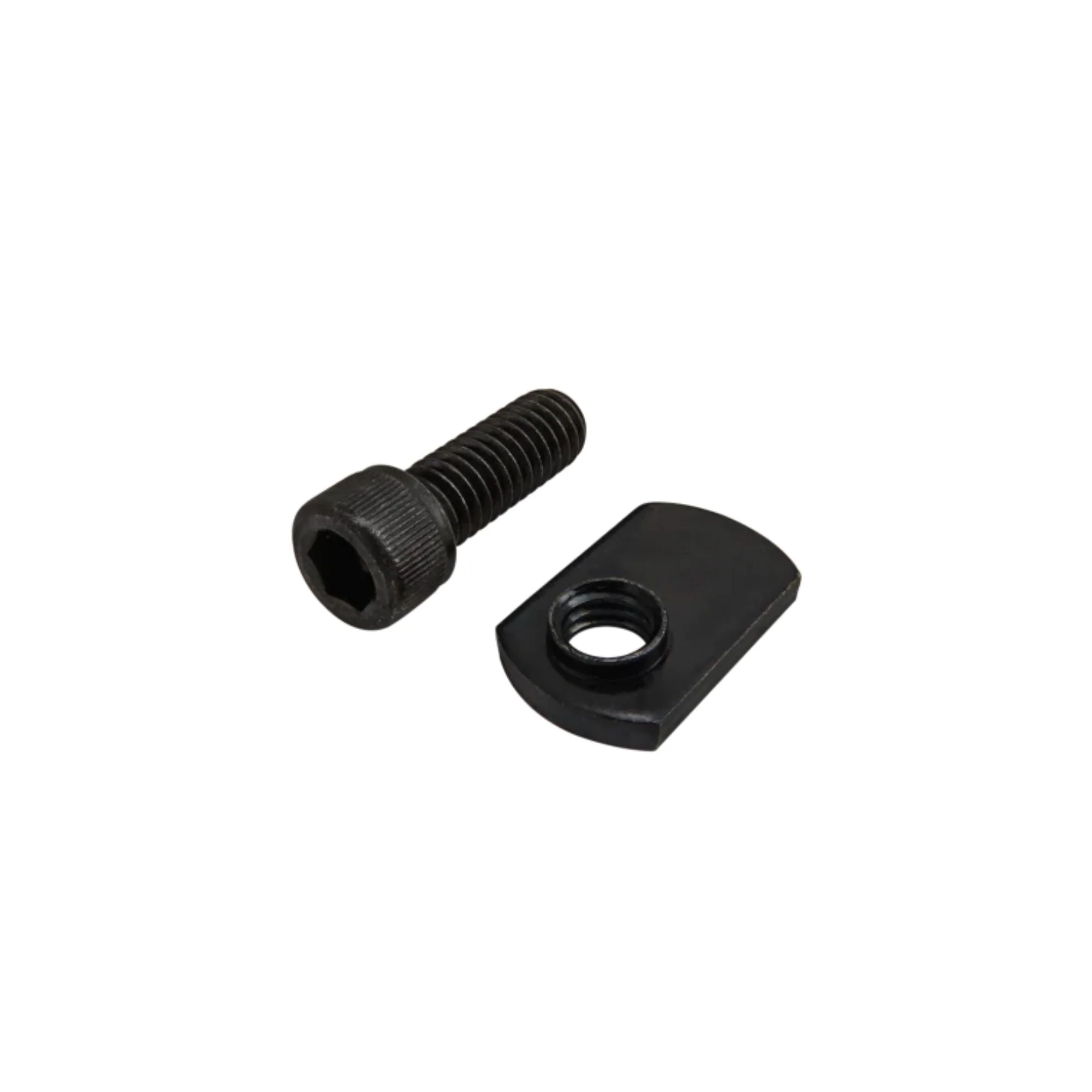 80/20 | 15 Series Bolt Assembly: Black SHCS and Slide-In Economy T-Nut - Black Zinc | 3458