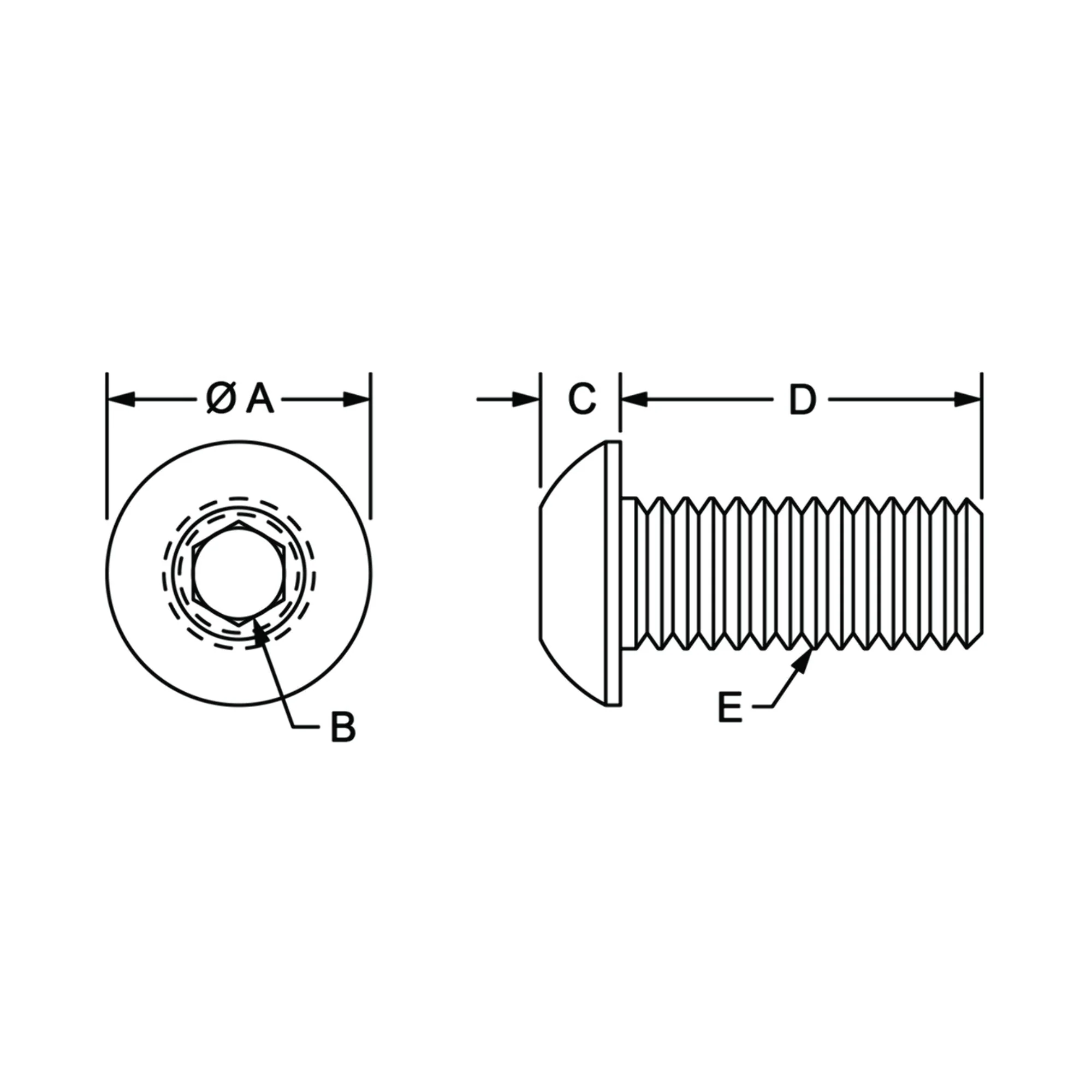 80/20 | Fractional Series Button Head Socket Cap Screw | 3690 - Image 2