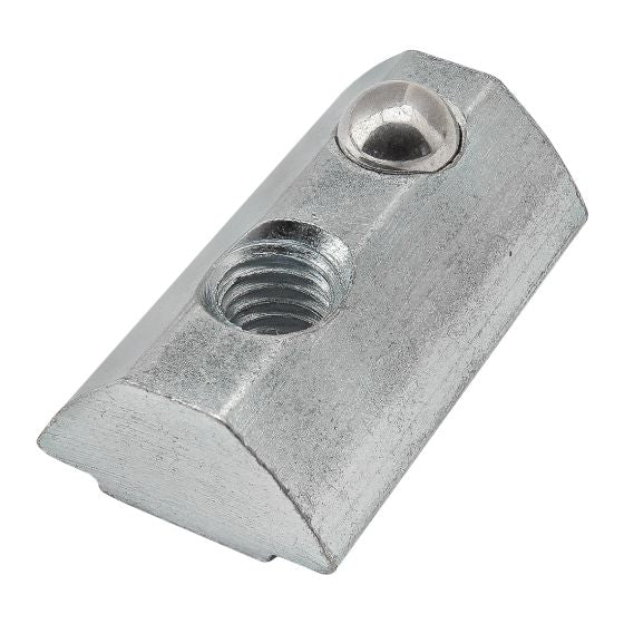 80/20 | 15 & 40 Series M5 Self-Aligning Roll-in T-Nut with Ball Spring | 13028