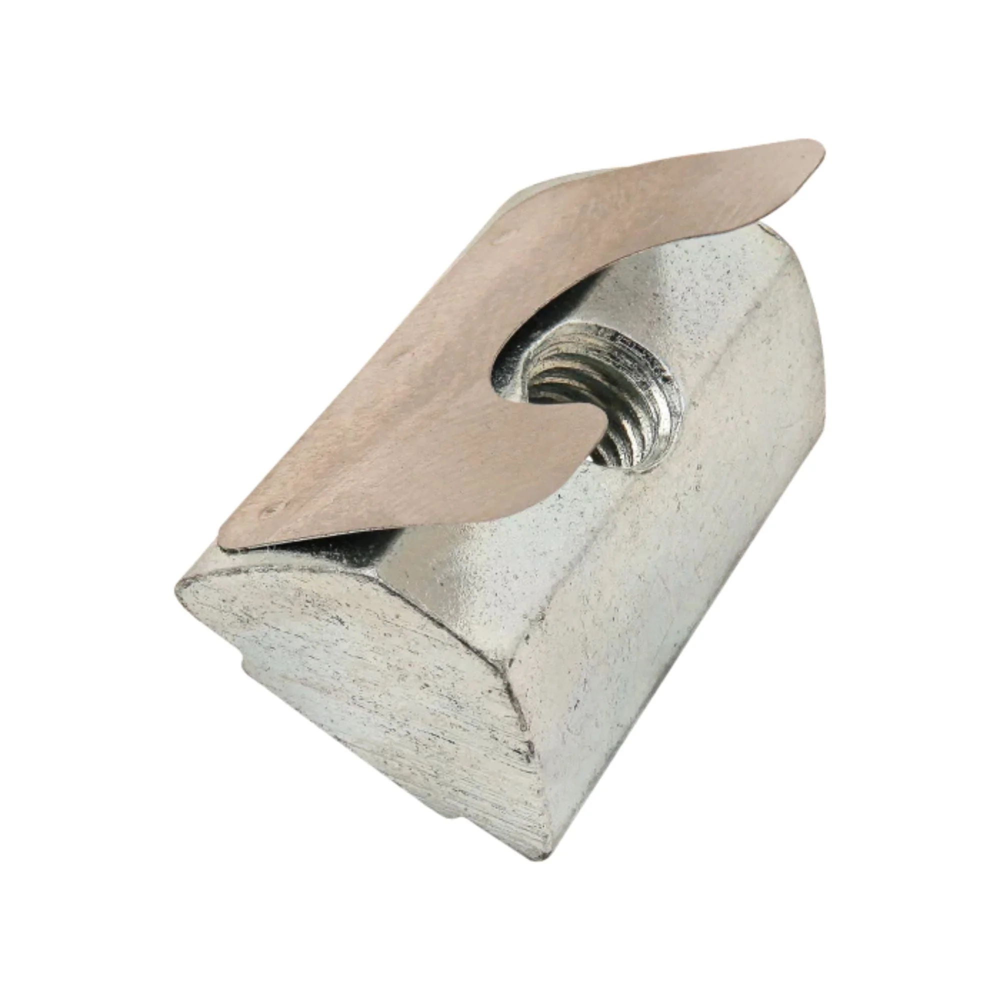 80/20 | 15 & 40 Series M5 Tall Self-Aligning Roll-in T-Nut with Spring Leaf | 13030