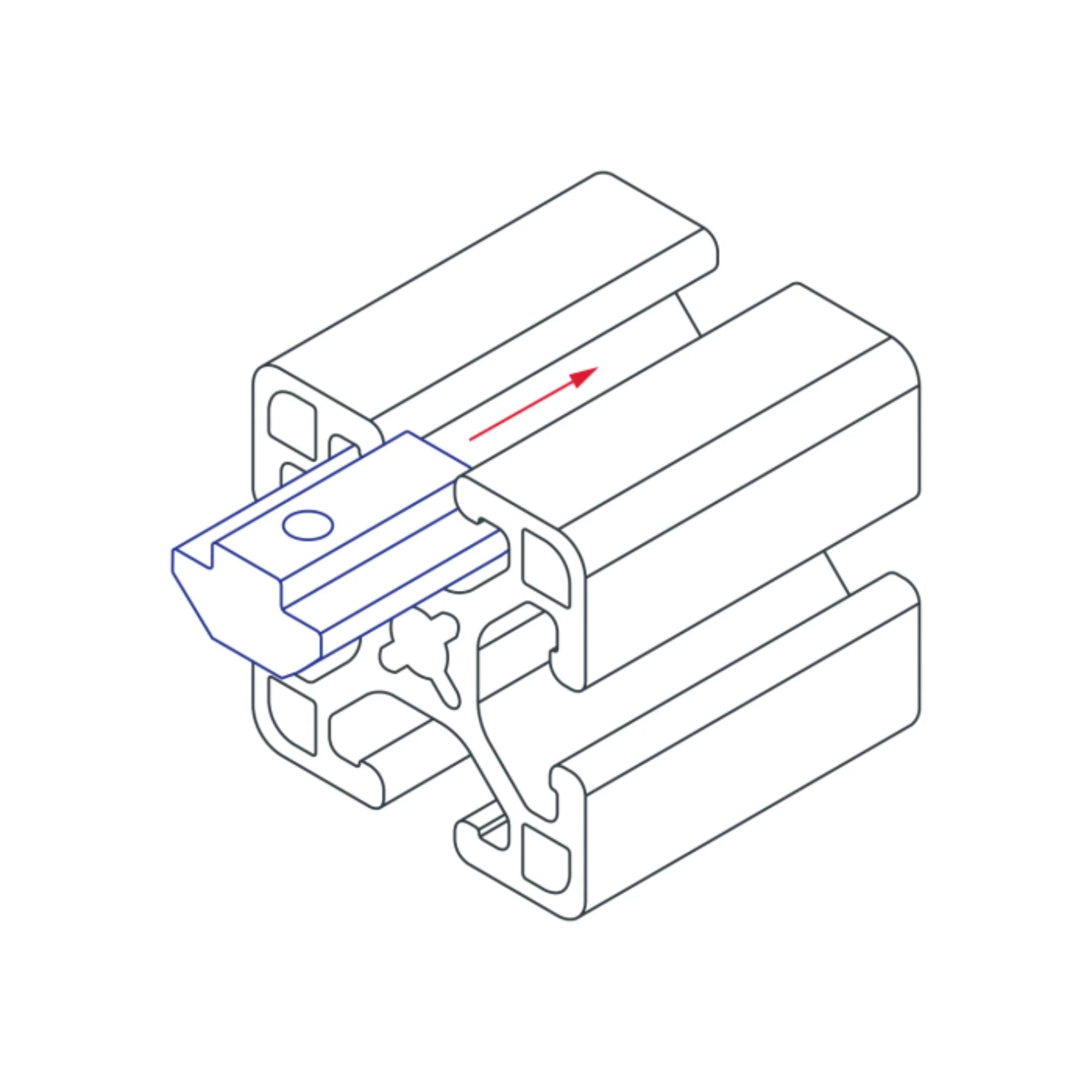 80/20 | 15 & 40 Series M6 Self-Aligning Slide-in T-Nut with Ball Spring | 13052 - Image 3