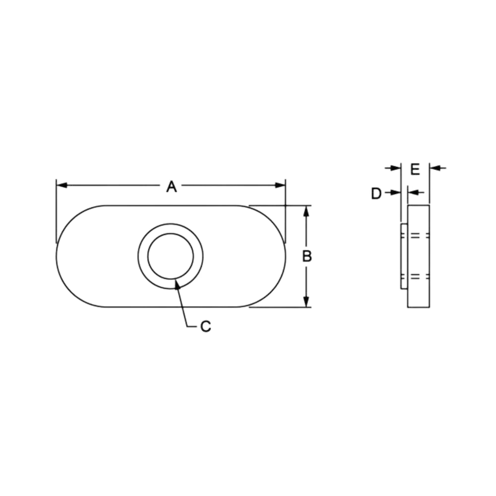 80/20 | 10 Series M6 Slide-in Economy T-Nut - Centered Thread | 3859 - Image 2