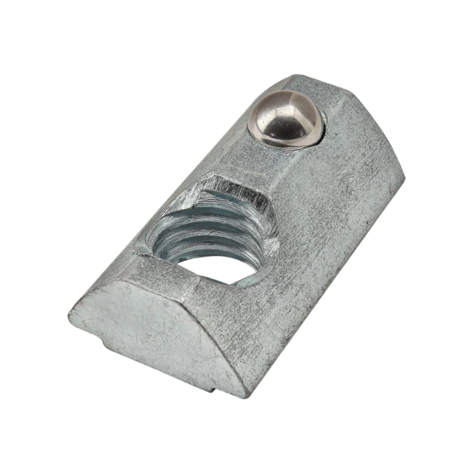 80/20 | 15 & 40 Series M8 Self-Aligning Roll-in T-Nut with Ball Spring | 13034