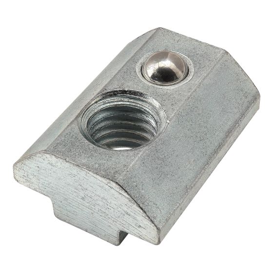 80/20 | 15 & 40 Series M8 Self-Aligning Slide-in T-Nut with Ball Spring | 13053