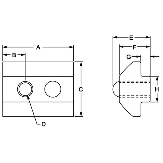 80/20 | 15 & 40 Series M8 Self-Aligning Slide-in T-Nut with Ball Spring | 13053 - Image 2