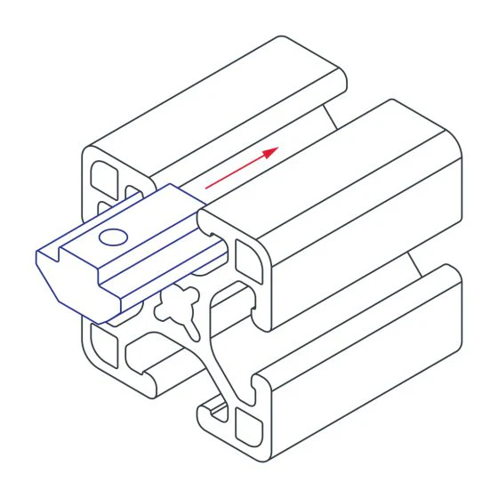 80/20 | 15 & 40 Series M8 Self-Aligning Slide-in T-Nut with Ball Spring | 13053 - Image 4