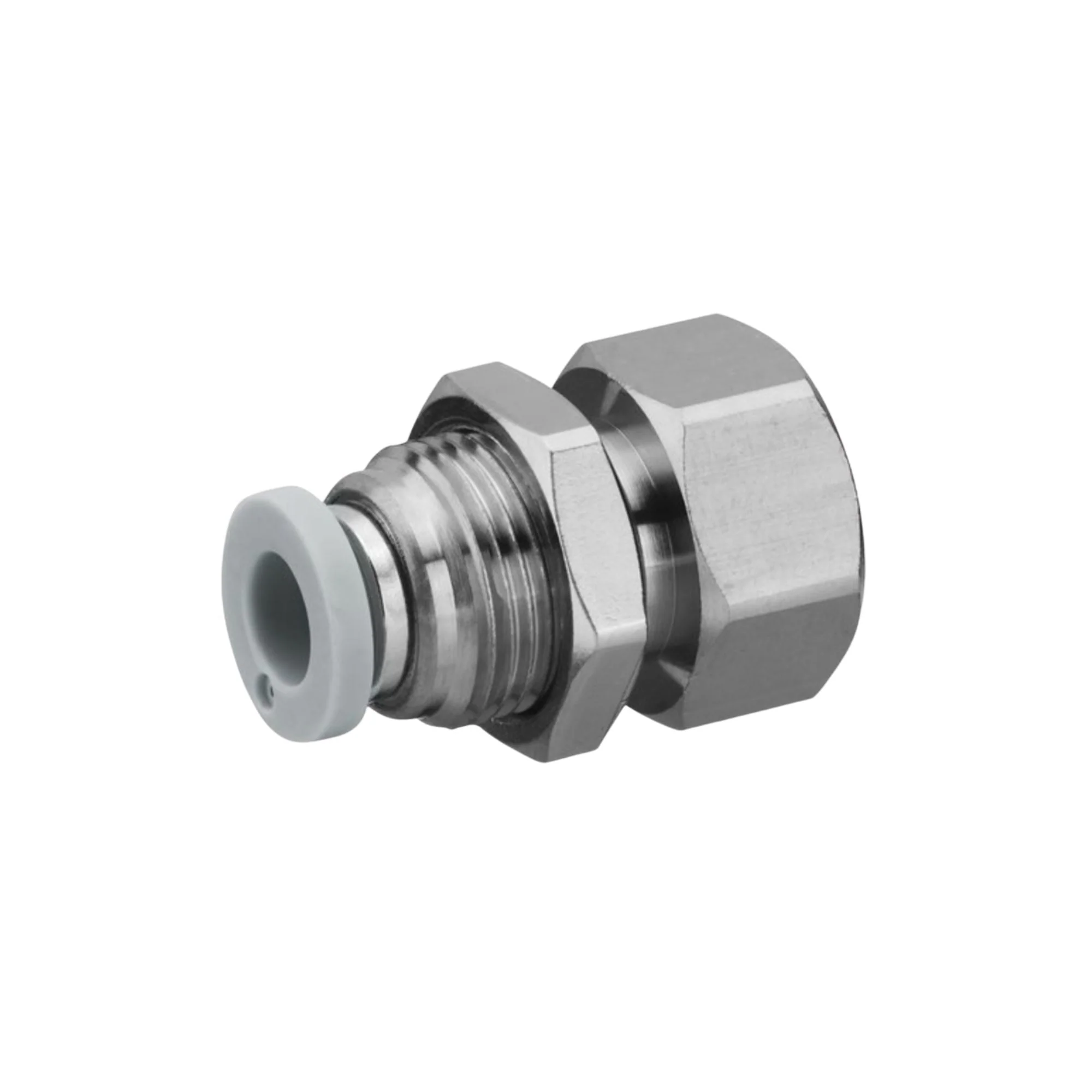 Aventics | Bulkhead straight female Push In 1/4 in NPT 1/8 in thread | R432000144