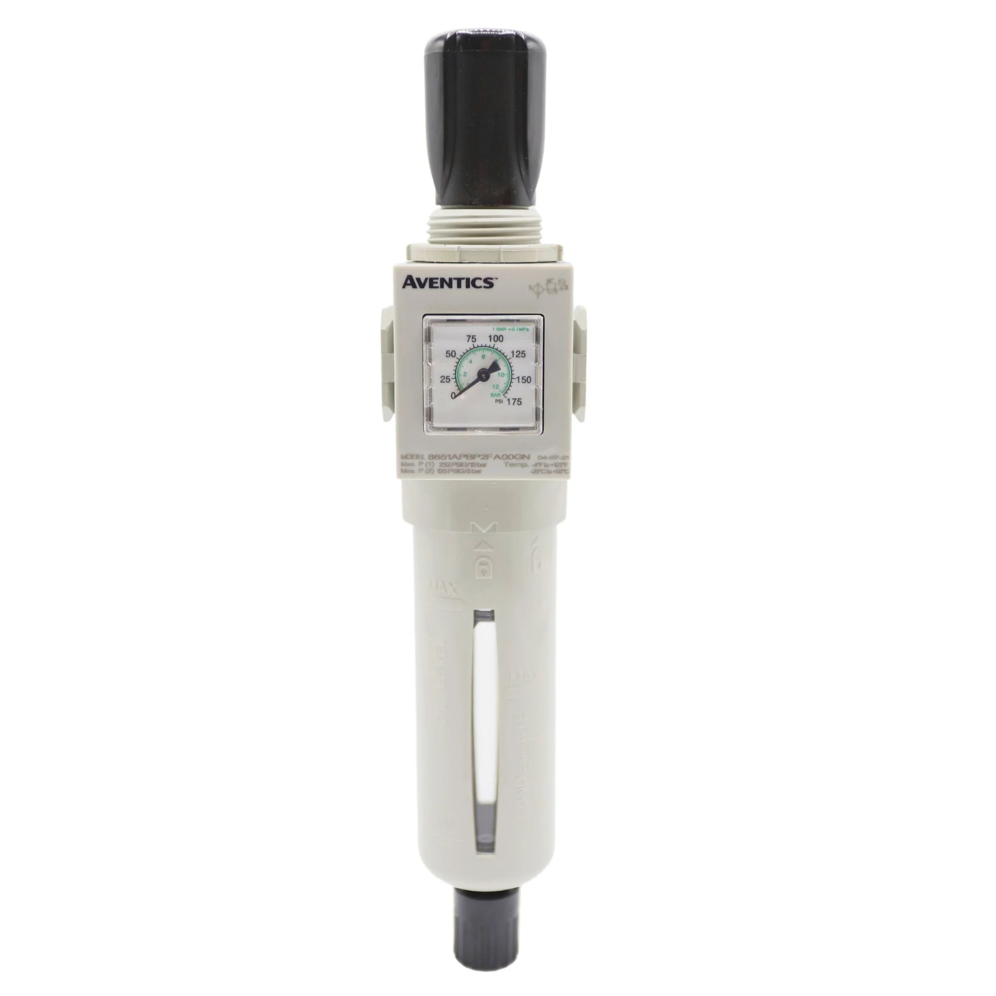 Aventics | NPTF 651 Series filter/ regulator 5 micron (white) | 8651APBP2FA00GN