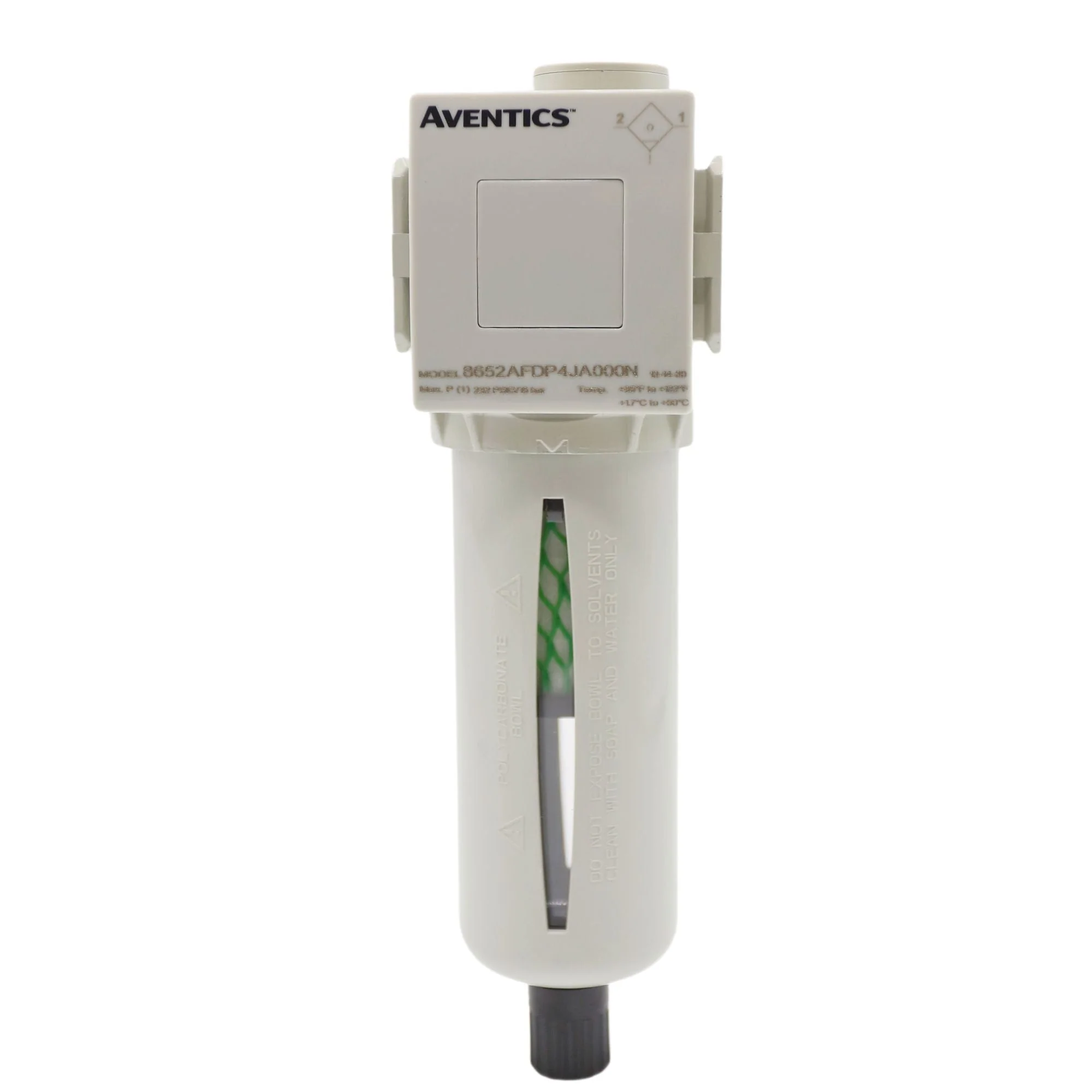 Aventics | NPTF 652 series coalescing filter .3 micron (green) | 8652AFDP4JA000N