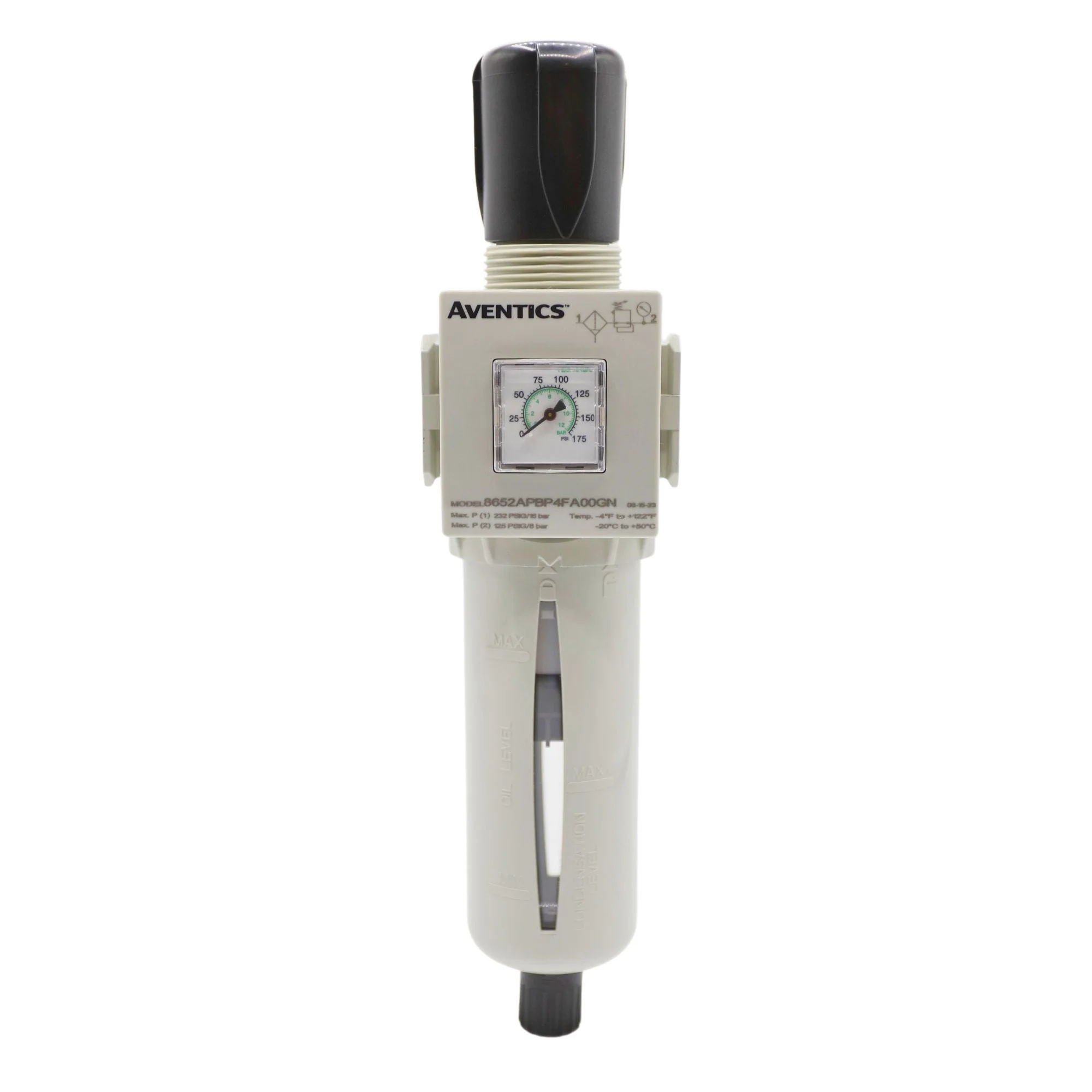 Aventics | NPTF 652 Series filter/ regulator 5 micron (white) | 8652APBP4FA00GN - Image 2